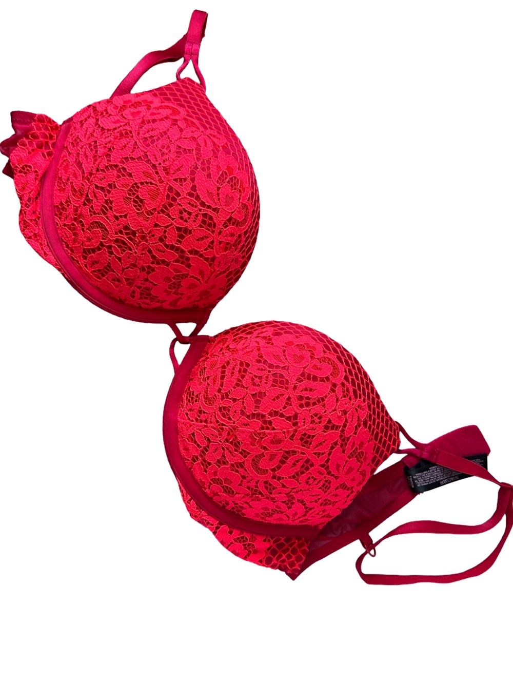 Victoria's Secret Red Lace Push-Up Bra